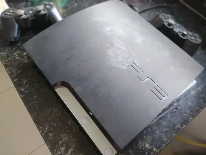 PS3 + 2 CONTROLES ORIGINAIS SONY + CABOS | OPORTUNIDADE | LEIA