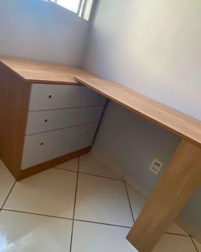 Cômoda Com Mesas Giratória Na Promoção/Entrega É Montagem Grátis Loja RL Moveis