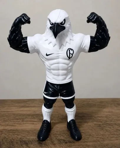 Boneco Corinthians em 3d