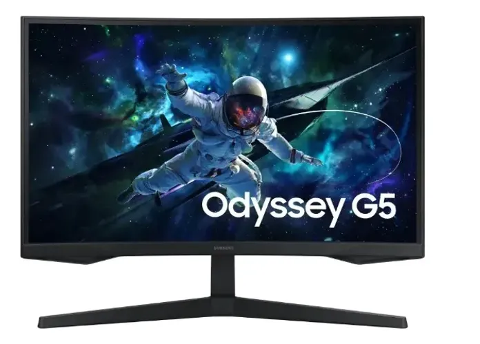 Monitor Gamer Samsung Odyssey G5, 27 , Qhd, 165hz Cor Preto
