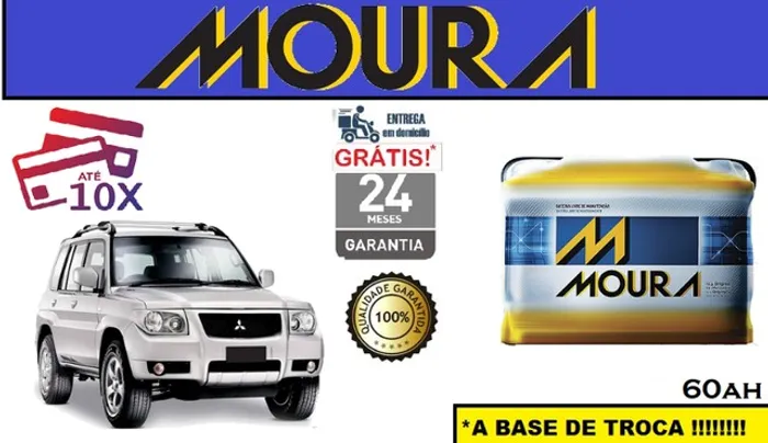 Bateria Moura Pajeiro TR-4 60Ah 12v