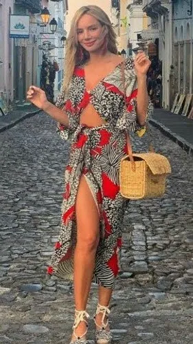 Conjunto saia e cropped Farm