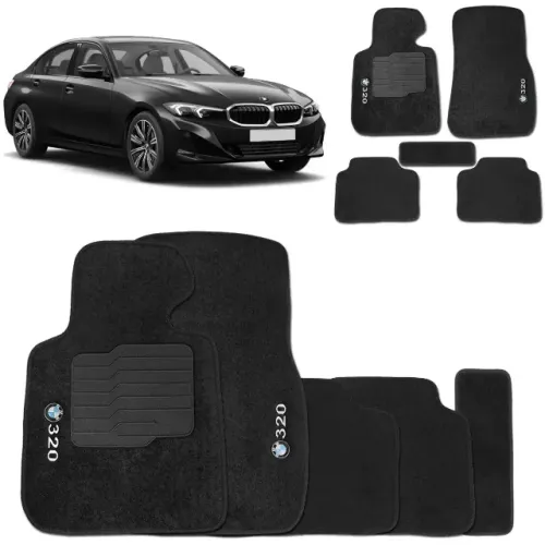 Tapete Carpete BMW 320i 2013 - Preto
