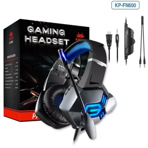 Fone De Ouvido Headset Gamer Profissional Para PC Xbox PS4 Knup Fn-600