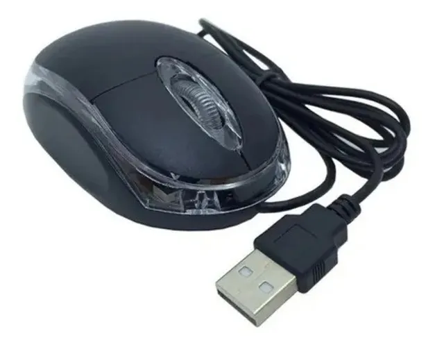 Mouse Óptico Usb 2.0 para escritório com led