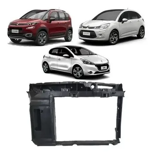 Painel Suporte Radiador Peugeot 208 C3 2012 A 2016 Automatic