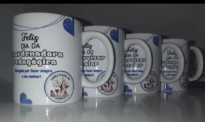 Caneca para equipe pedagógica - Personalizadas