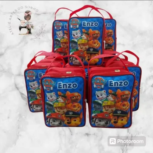 Bolsa quadrada Patrulha Canina