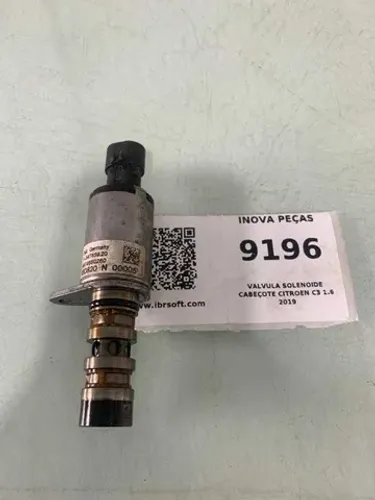valvula solenoide cabeçote Citroen C3 1.6 2019