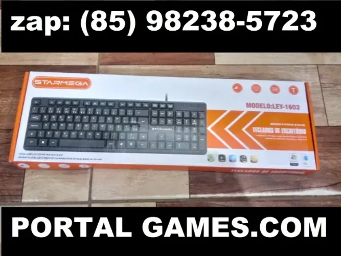 teclado para computador novo na caixa