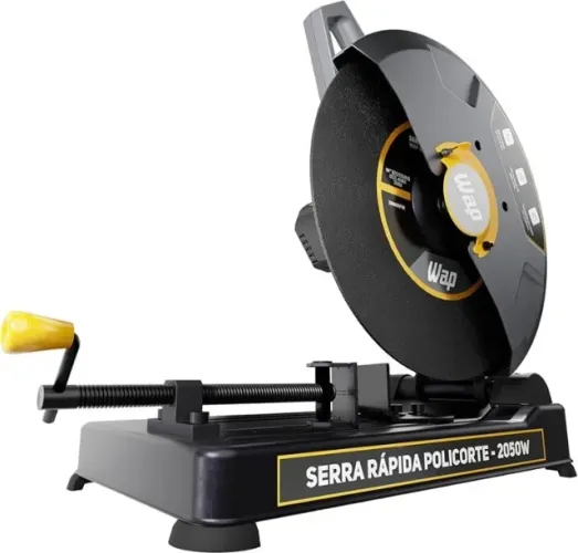 Serra Policorte de Bancada Profissional 2050w Disco Corte 355mm 14"Aço Wap 220v - Fazemos 
