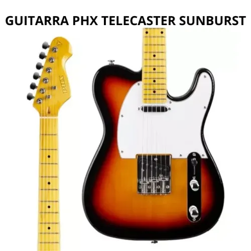 Guitarra Elétrica Telecaster PHX Vintage Sunburst