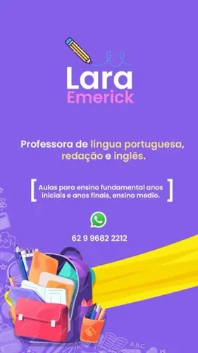 Reforço escolar - Português, Redação e inglês 