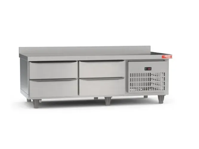 Balcão Refrigerado de Serviço Apoio Chapa com Gavetas - Marcos