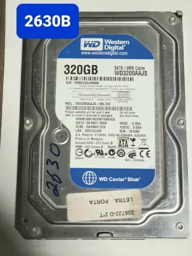 Placa HD 320 Gb Wd3200aajs-00l7a0 - Cod. 2630b