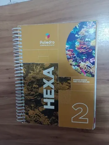 Apostila Poliedro Hexa 2 - Pré-vestibular Ensino Médio em ótimo estado
