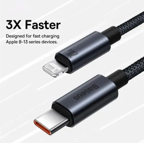 Cabos e Carregadores Baseus Usb Tipo C Iphone Android