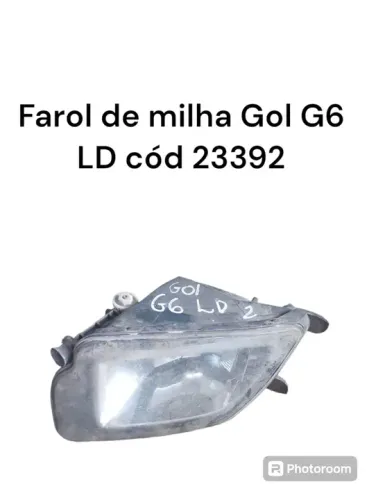 Farol De Milha Lado Direito Gol G6 Cod 23392