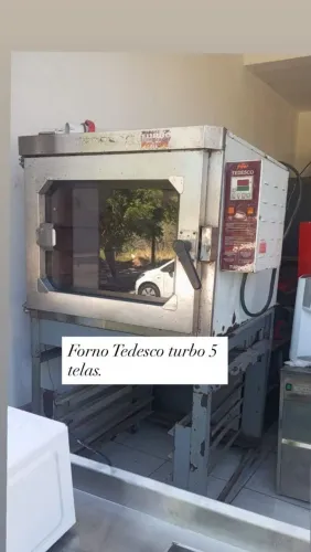Forno Turbo Elétrico Tedesco 5 Esteiras Trifásico FTT-150E