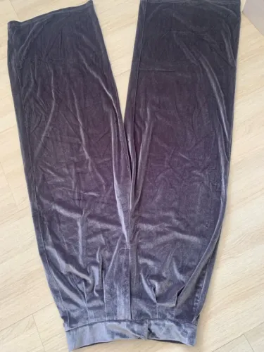 Calça de Veludo Cinza