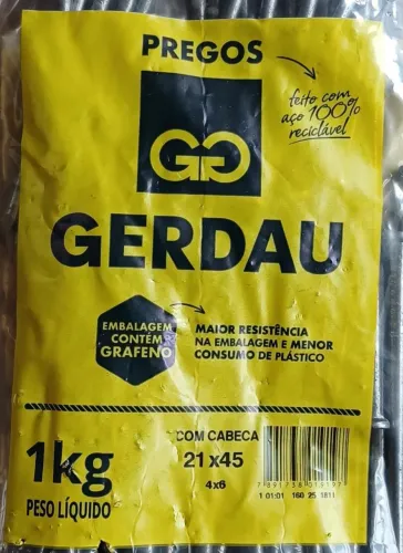 PREGO 21x45 Polidos com cabeça  - Pronta entrega