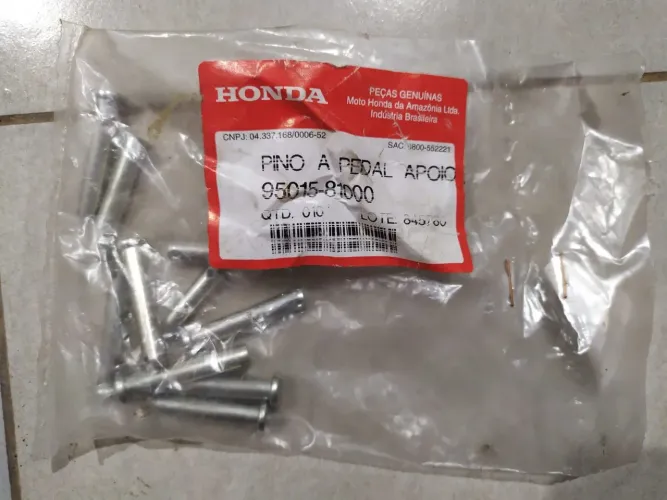 Pino da pedaleira Honda kit 10 peças