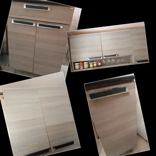Armário de cozinha Itatiaia MDF 6 peças (2 Balcões + 3 Aéreos+ suporte)