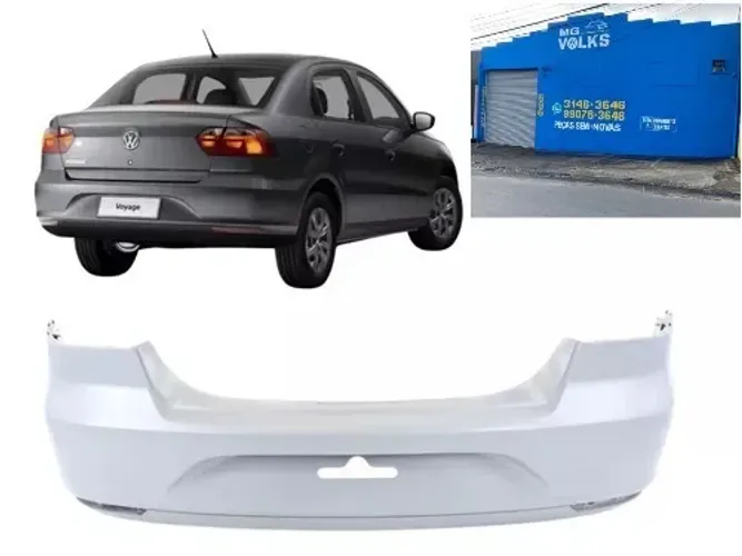 Para choque traseiro original  para Voyage G6, G7, G8 2013 a 2023 