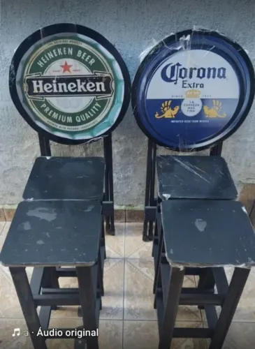 Mesa/Cadeiras/Bistrô/Banco Alto/Banquinho