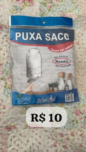 Puxa Saco Renda - Decore sua cozinha!