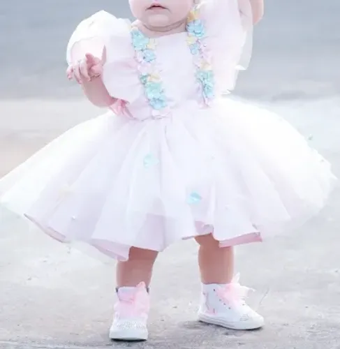 Vestido Infantil Rosa | FESTA 1 ANINHO