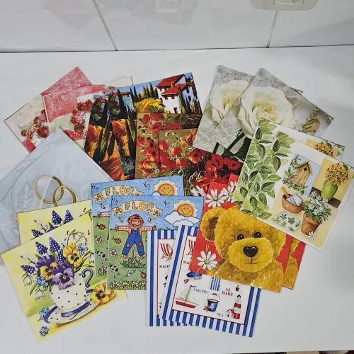 Guardanapos de Papel para Decoupage e Artesanato
