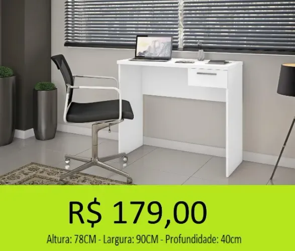 Mesa de escritório 1 gaveta