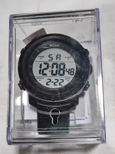 Relógio Digital Masculino Esportivo militar grande