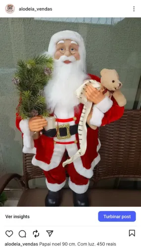 Papai noel 90 cm