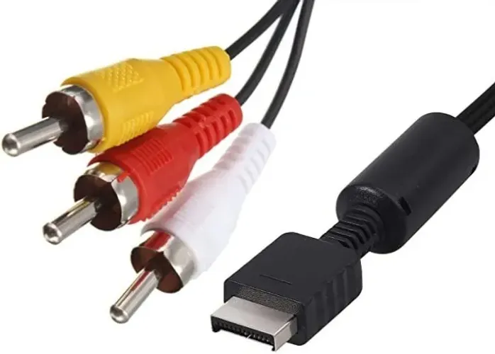 Cabo de áudio e vídeo RCA Suncala de 1,8 m, AV, TV, para Playstation, PS2, PS3