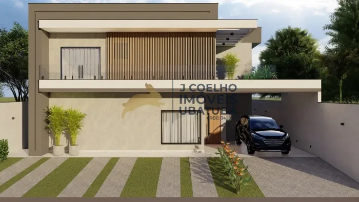 Casa em condomínio alto padrão com 4 suítes, piscina em fase final de construção - Praia d