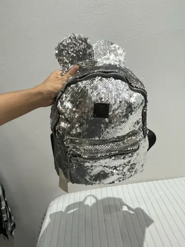 Bolsa prata do Mickey