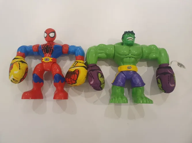 Hulk e Homem-Aranha - Brinquedos de Ação - Lutadores