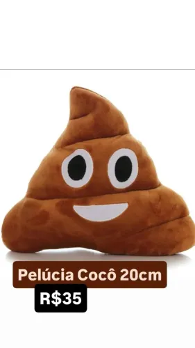 Pelucia de cocô