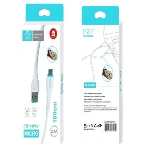 Cabo Micro USB FZF 2.4A 1 Metro