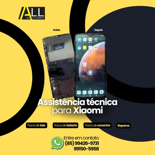 Xiaomi com Tela Quebrada ou Bateria Viciada? Chama a Gente!