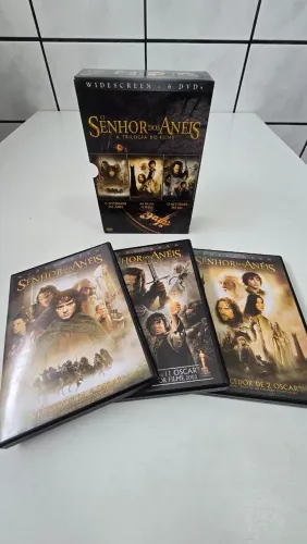 Box DVD Senhor dos Anéis - A Trilogia do Filme