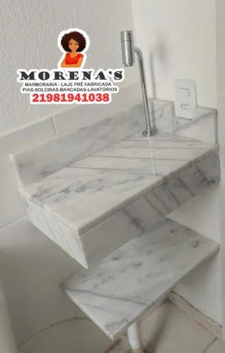 Lavatorio para Banheiro em Marmore Branco