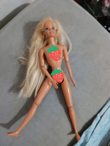 Barbie antiga vintage ela é conjunto com Ginger, o cachorro
