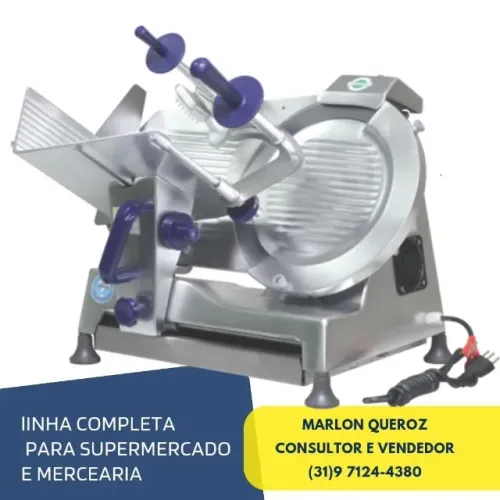 Cortador De Frios Gural Semi Automático GLP 30CM Bivolt