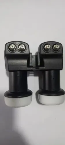 2 Receptores de Satélite kit carona LNB Universal 2×2 e 2×1