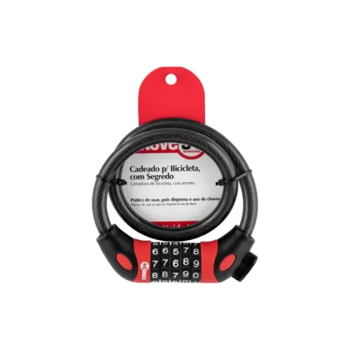 Cadeado P/Bicicleta 100cm C/SEGREDO 954