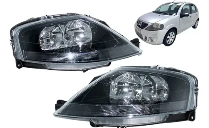 Farol Citroen C3 Xtr Glx Exclusive 2006 2007 2008 2009 2010