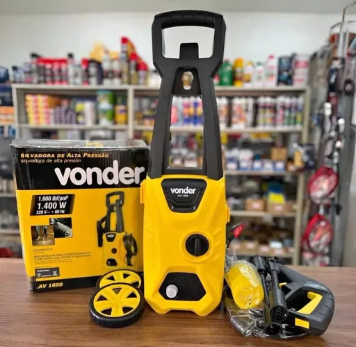 Lavadora de Alta Pressão Vonder LAV 1600 ? Potência Real 1.600 psi 